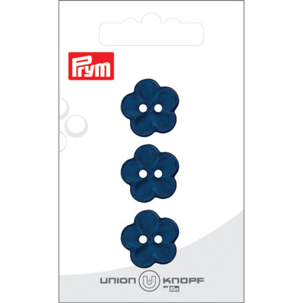 Prym Plastikknap Blomst Navy 18mm - 3 stk