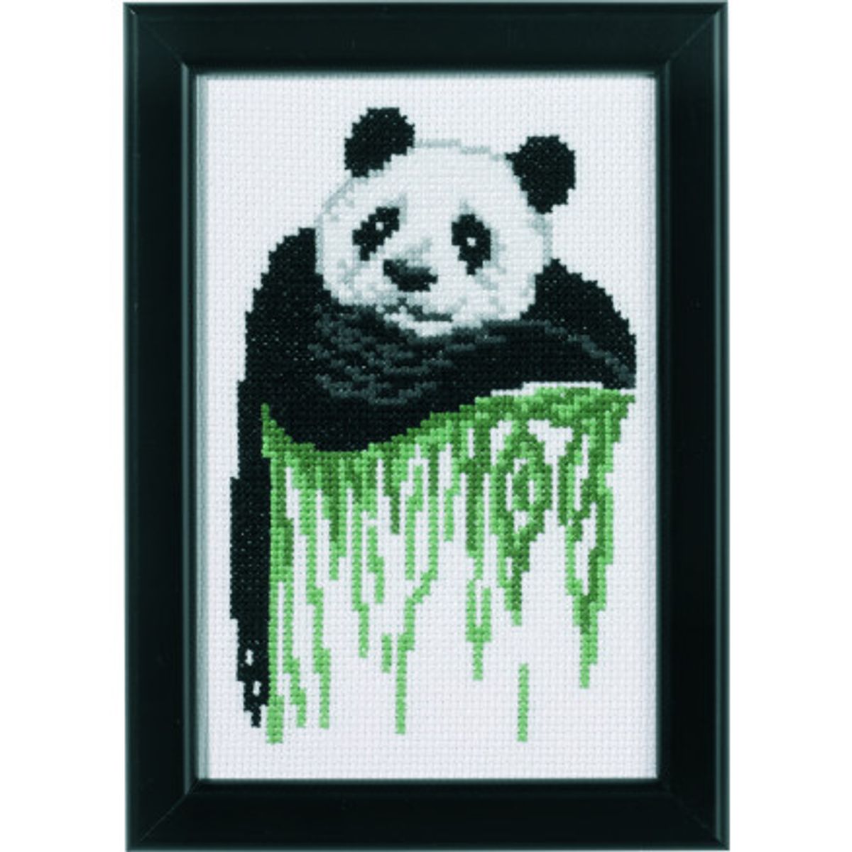 Permin Broderikit Panda 14x19cm