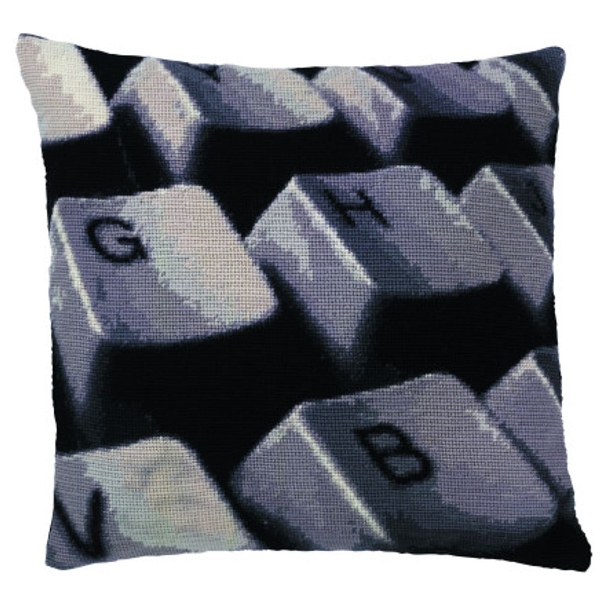 Permin Broderikit Tastatur 38x39cm