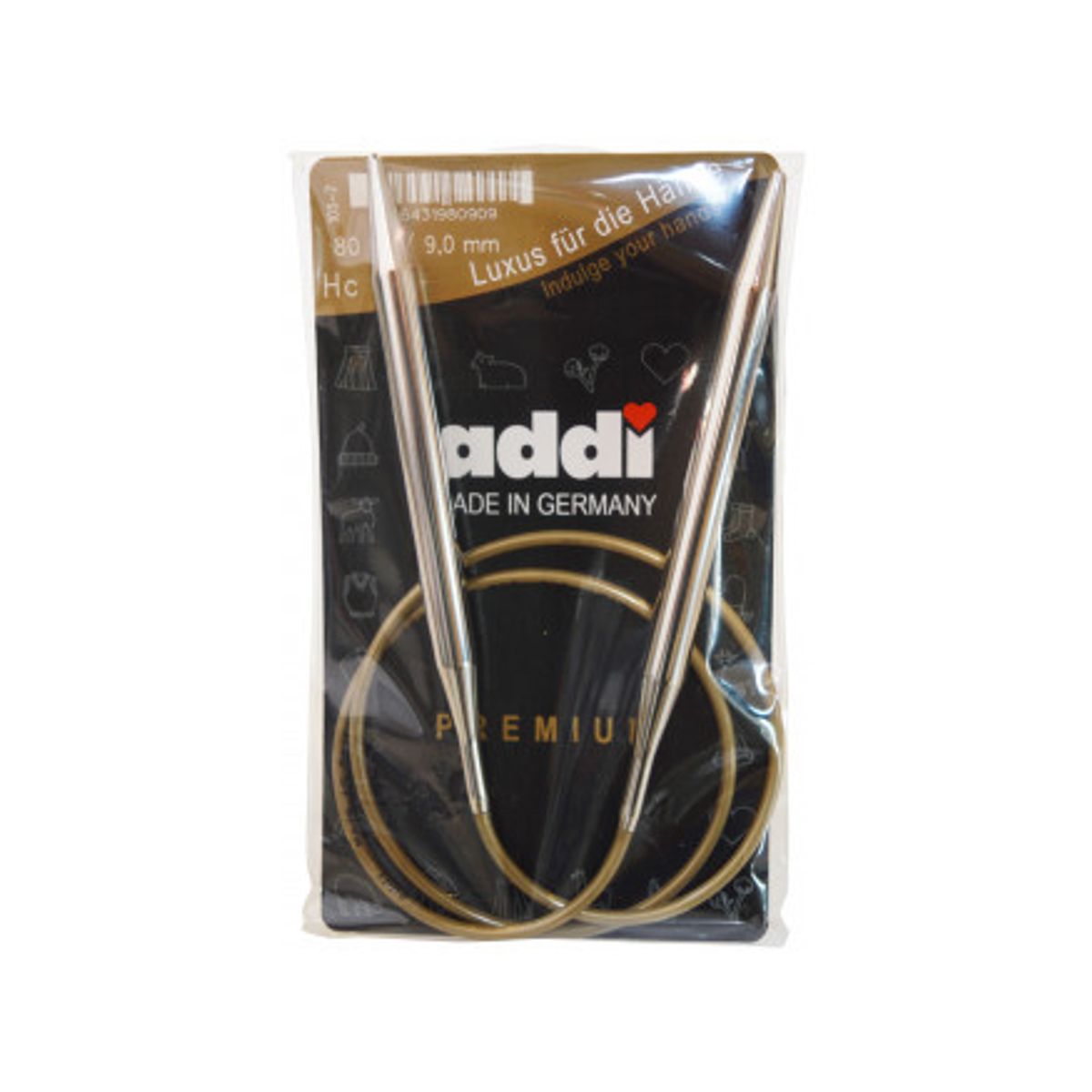 Addi Turbo Rundpinde Messing 80cm 9,00mm / 31.5in US13