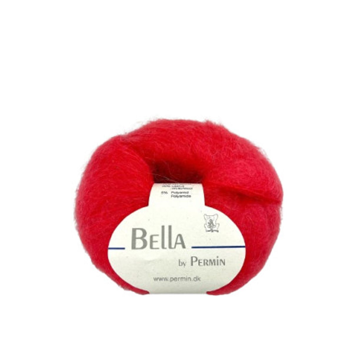 Permin Bella Mohair Garn 62 Mørk Koral