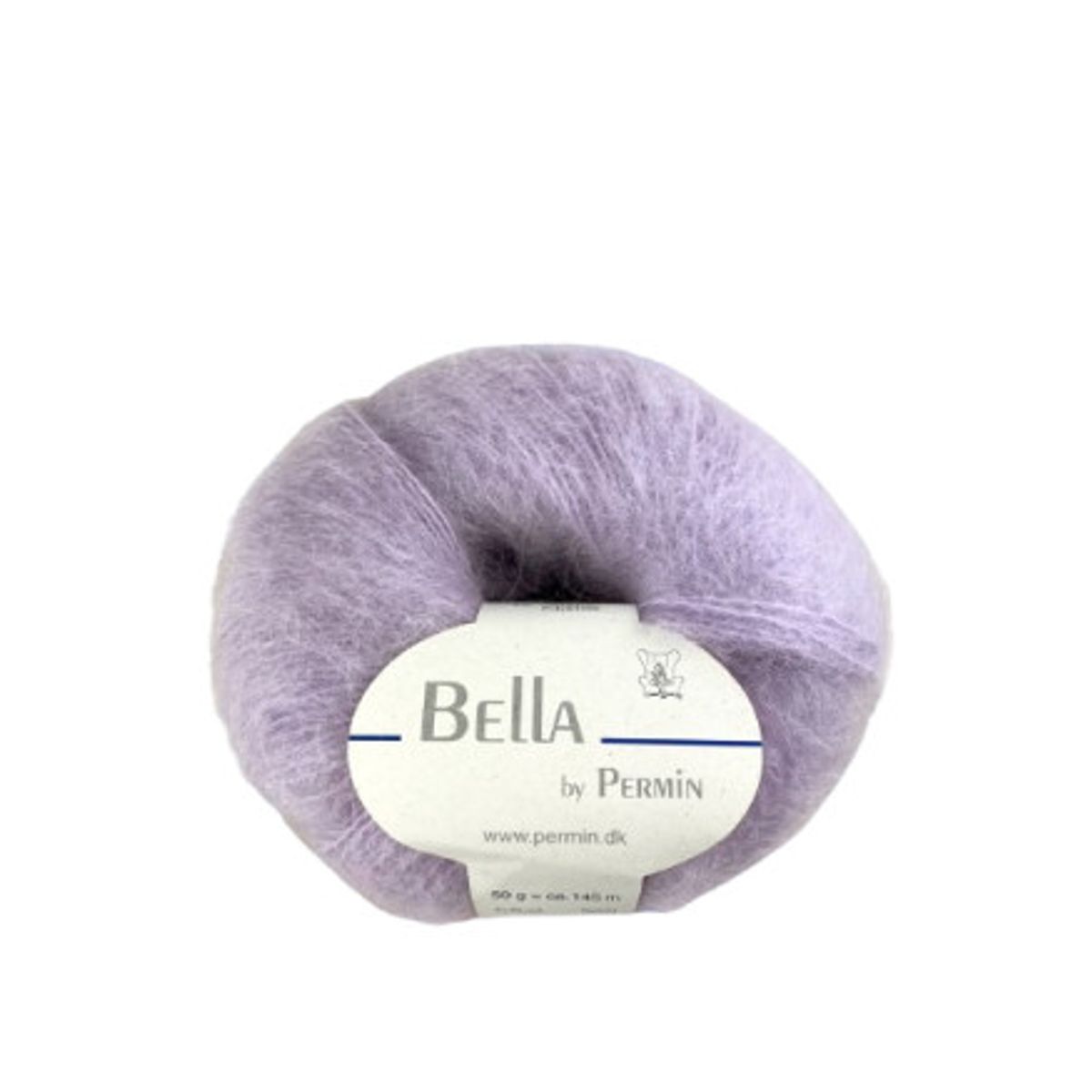 Permin Bella Mohair Garn 73 Sart Violet