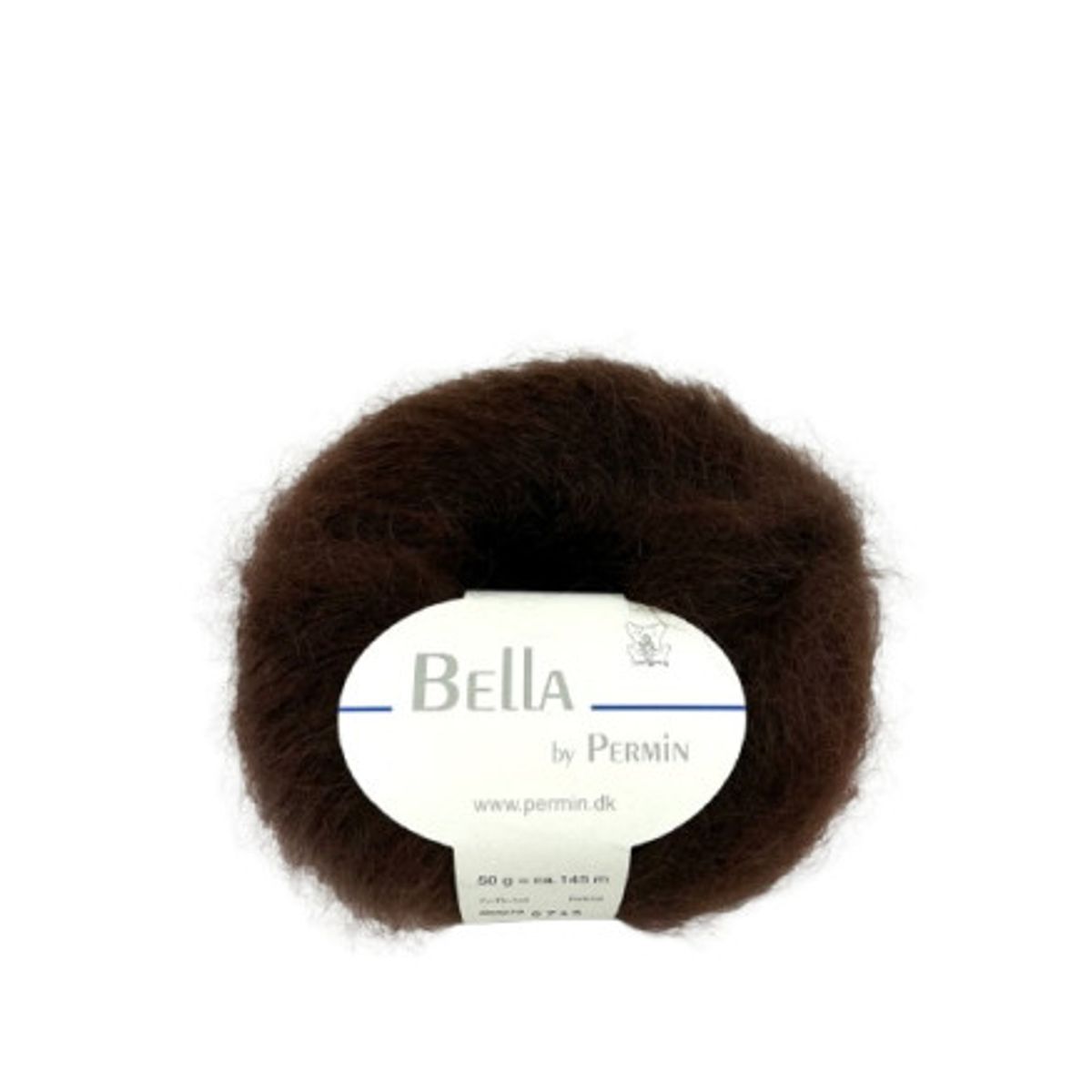 Permin Bella Mohair Garn 79 Brun