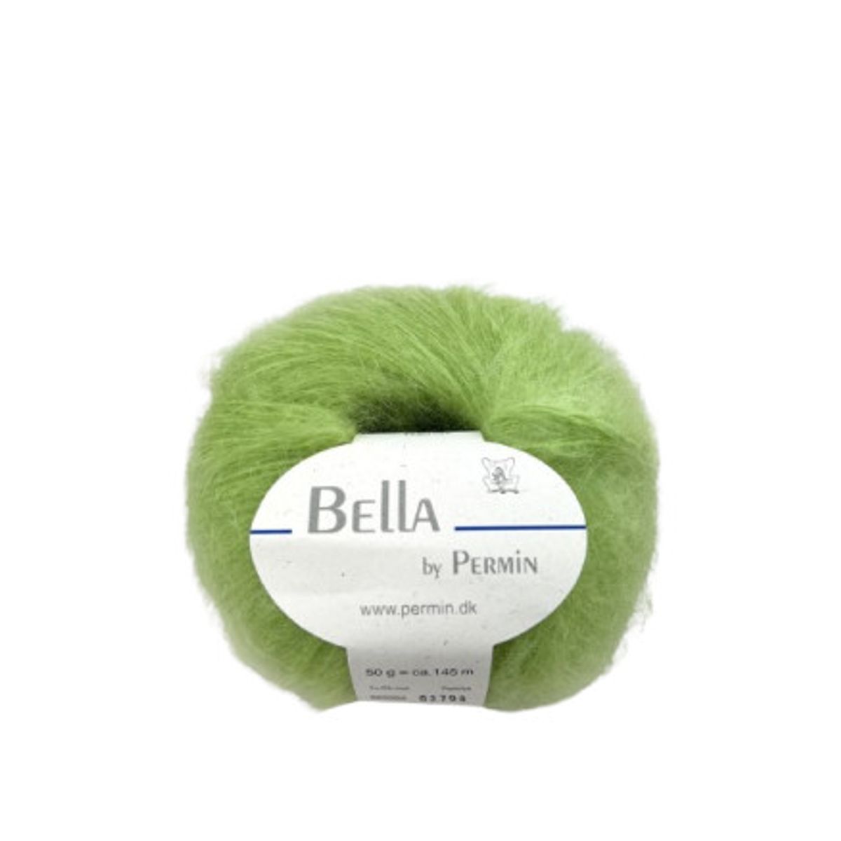 Permin Bella Mohair Garn 82 Lysegrøn