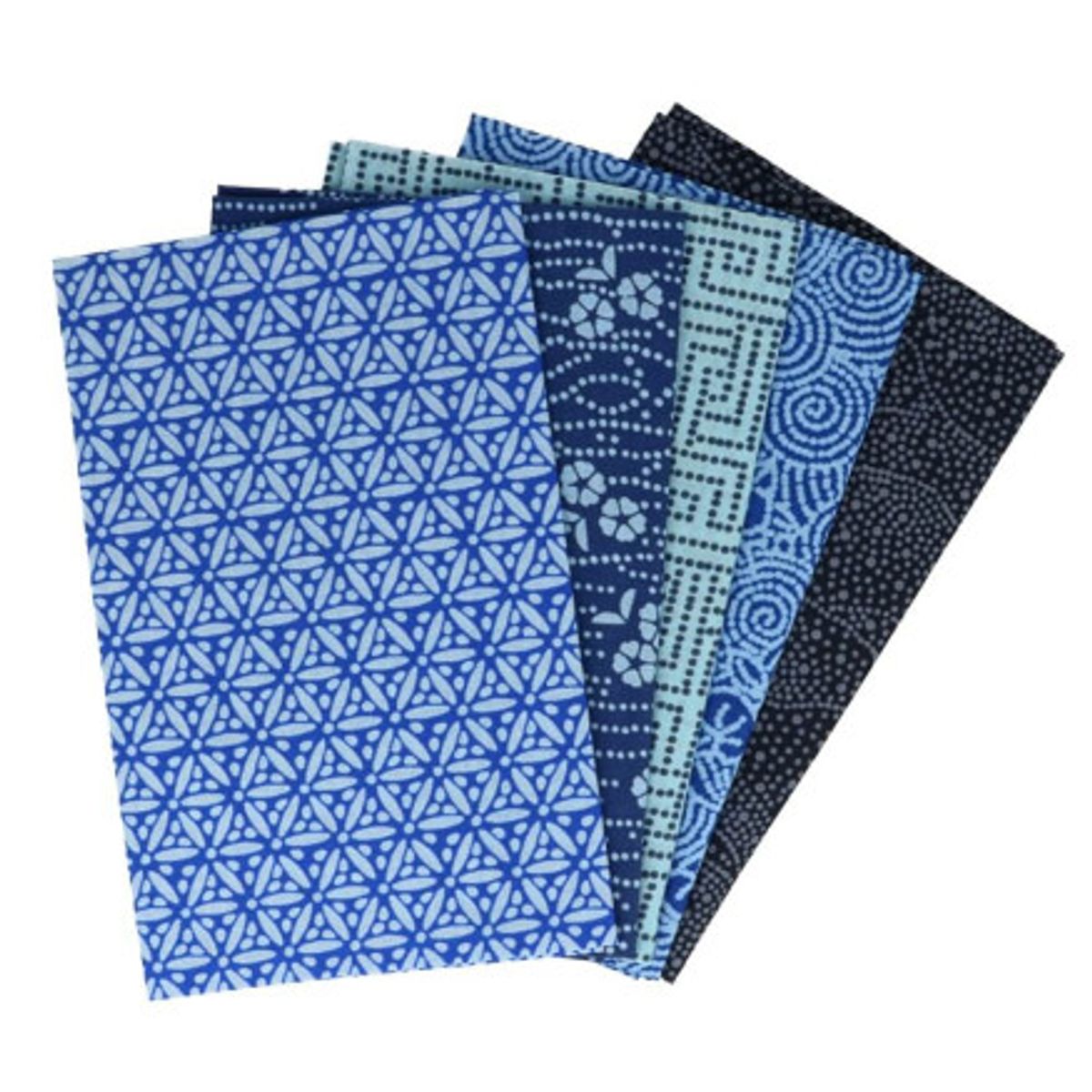 Tissu de Marie Fat Quarter Sapphire 50x57cm - 5 stk