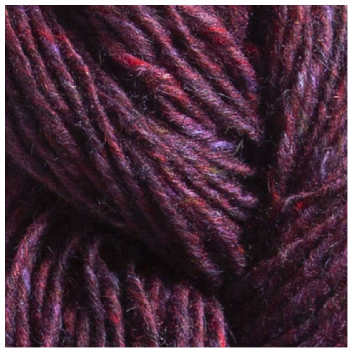 Järbo Select No.1 Mohair Tweed Garn 14 Bordeaux