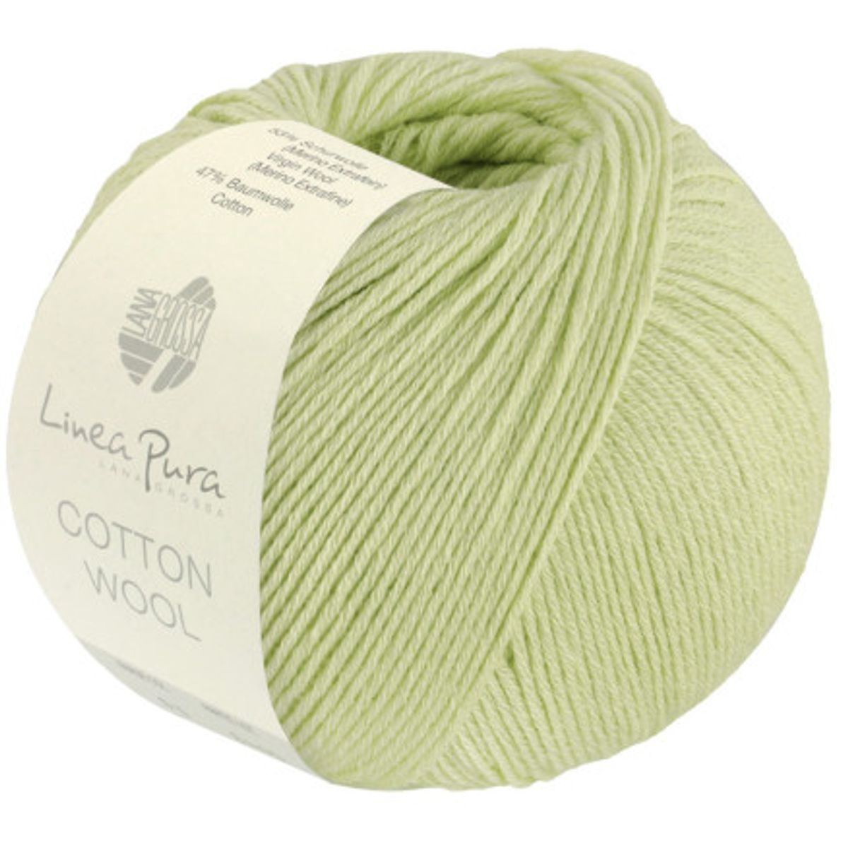 Lana Grossa Cotton Wool 25 Limegrøn