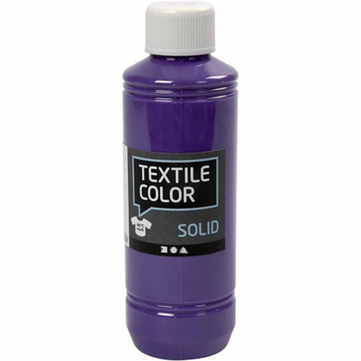 Textile Solid, dækkende, lilla, 250ml/ 1 fl.