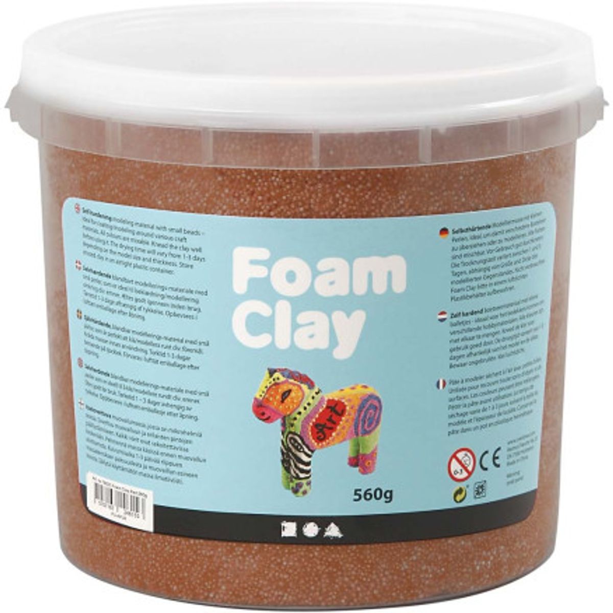 Foam Clay ®, brun, 560g/ 1 spand