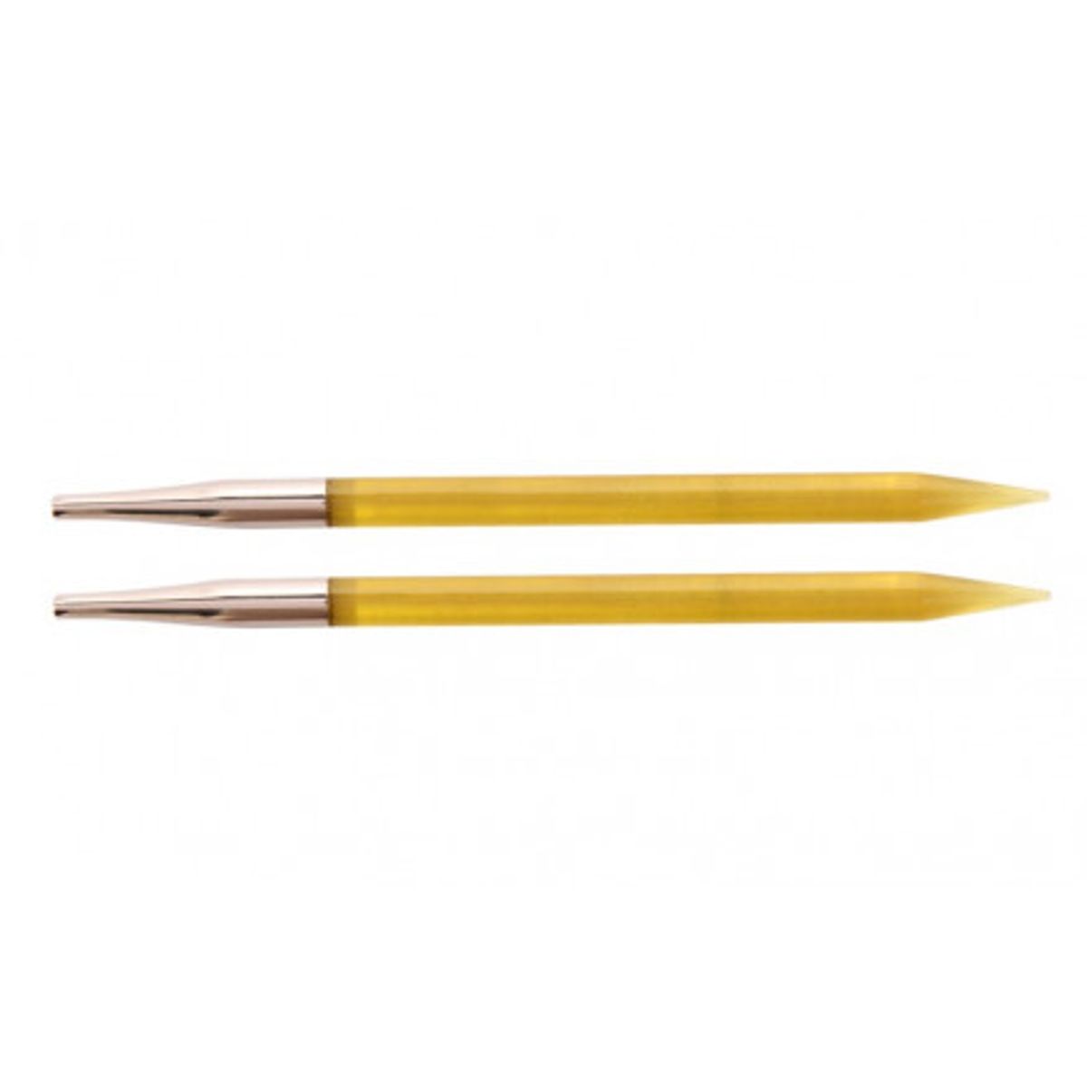 KnitPro Trendz Udskiftelige Rundpinde Akryl 13cm 6,00mm US10 Yellow