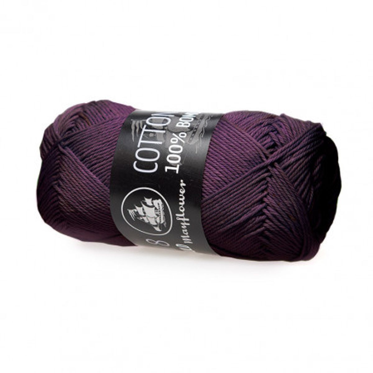 Mayflower Cotton 8/4 Garn Unicolor 1444 Blomme