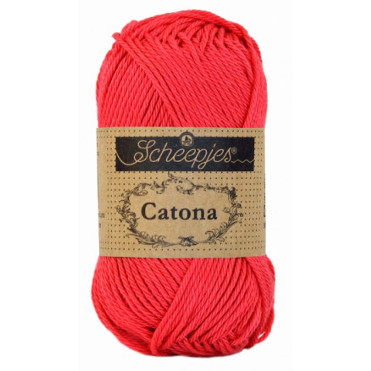 Scheepjes Catona Garn Unicolor 256 Carmelia Rose