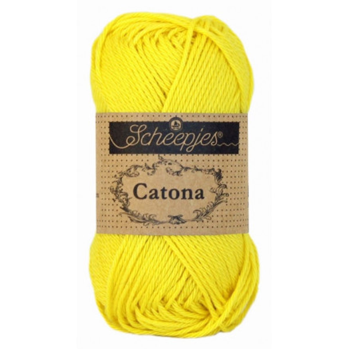 Scheepjes Catona Garn Unicolor 280 Lemon