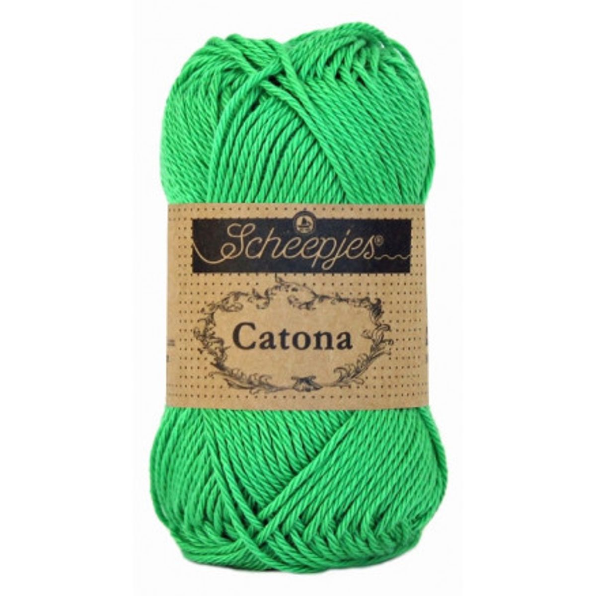 Scheepjes Catona Garn Unicolor 389 Apple Green