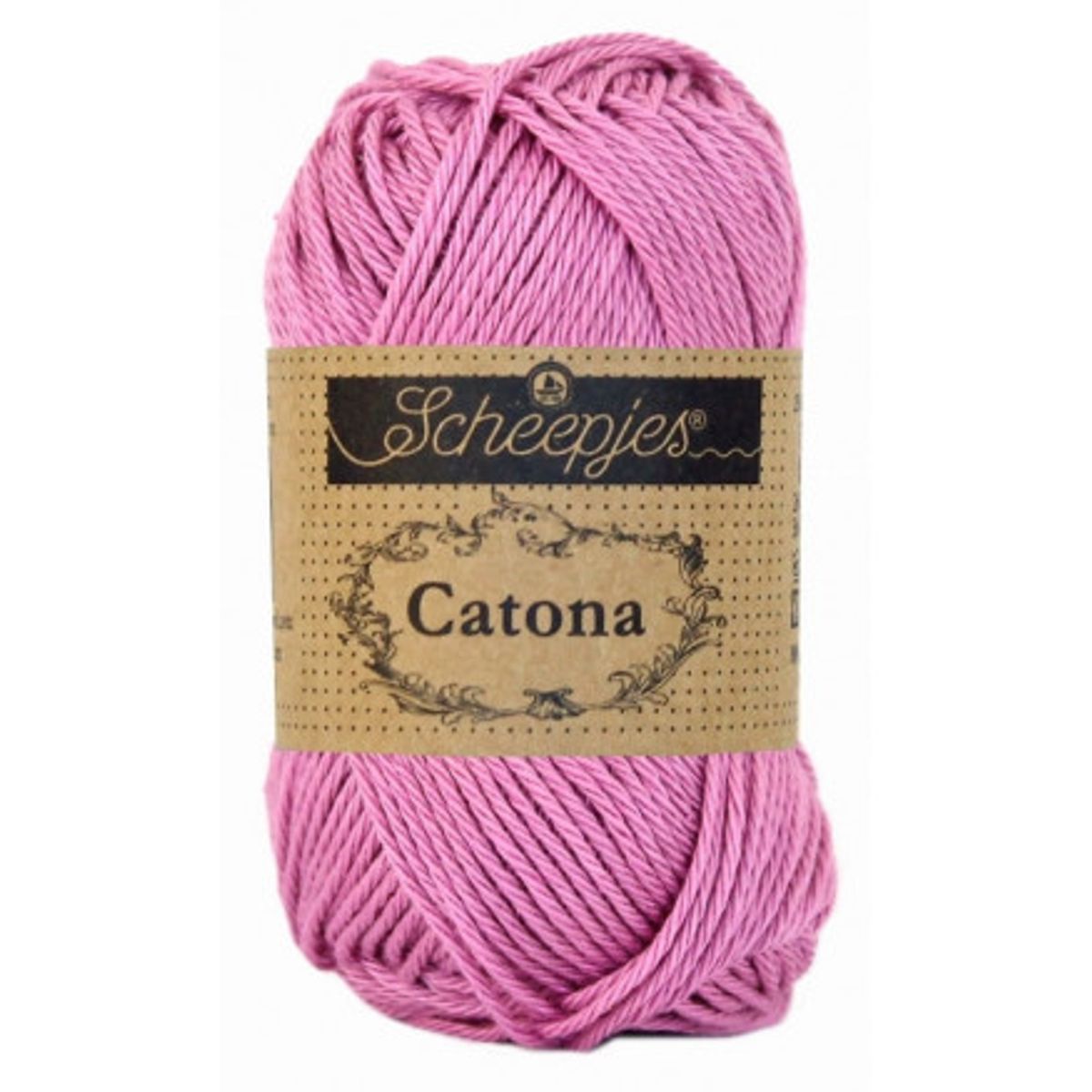 Scheepjes Catona Garn Unicolor 398 Colonial Rose