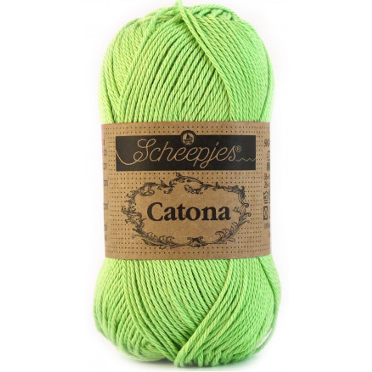 Scheepjes Catona Garn Unicolor 513 Apple Granny