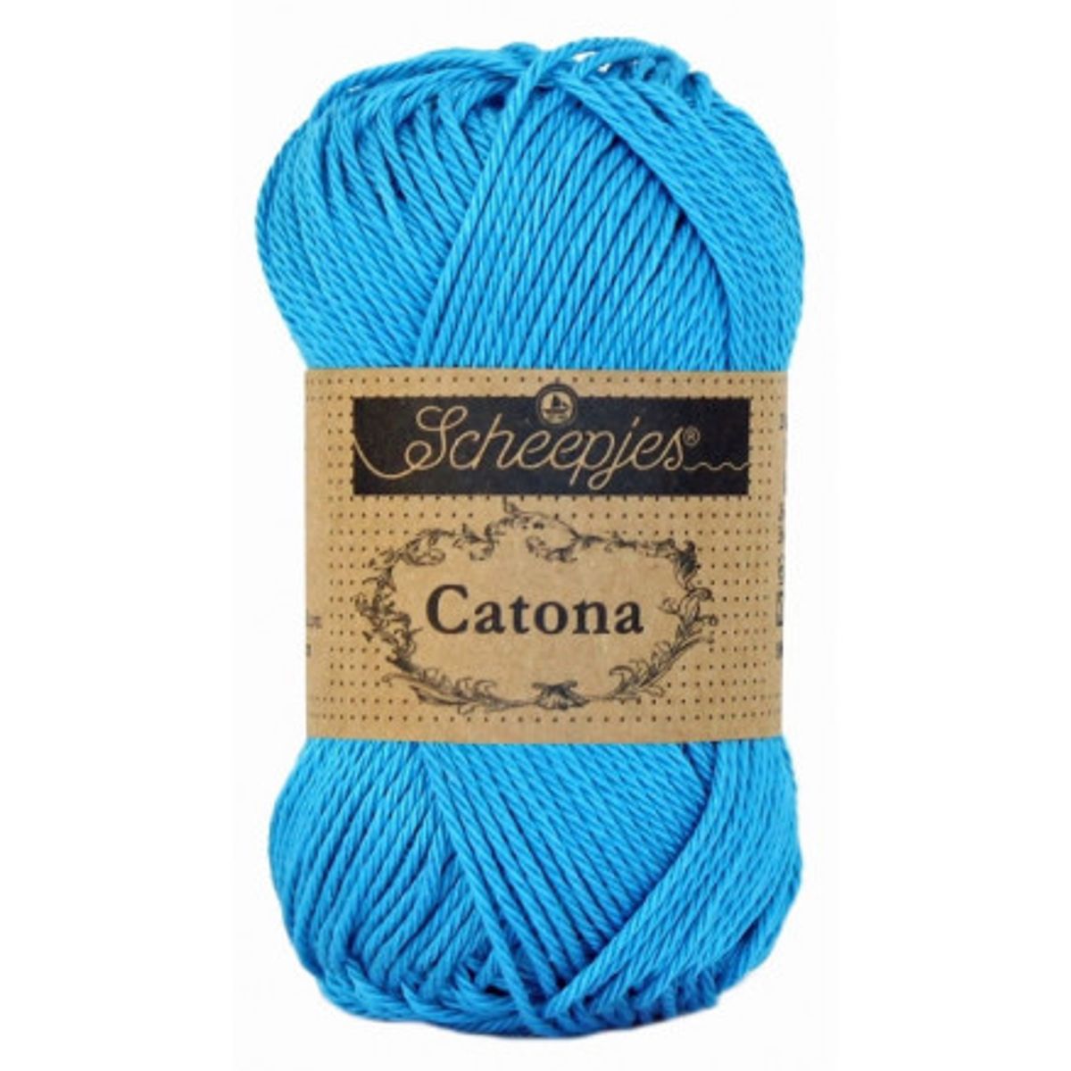 Scheepjes Catona Garn Unicolor 146 Vivid Blue