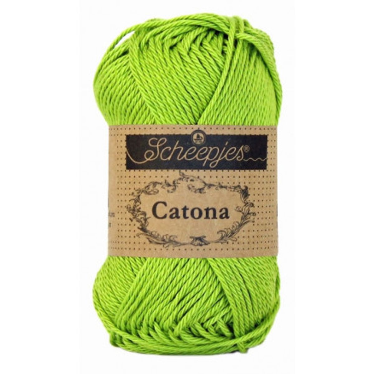 Scheepjes Catona Garn Unicolor 205 Kiwi