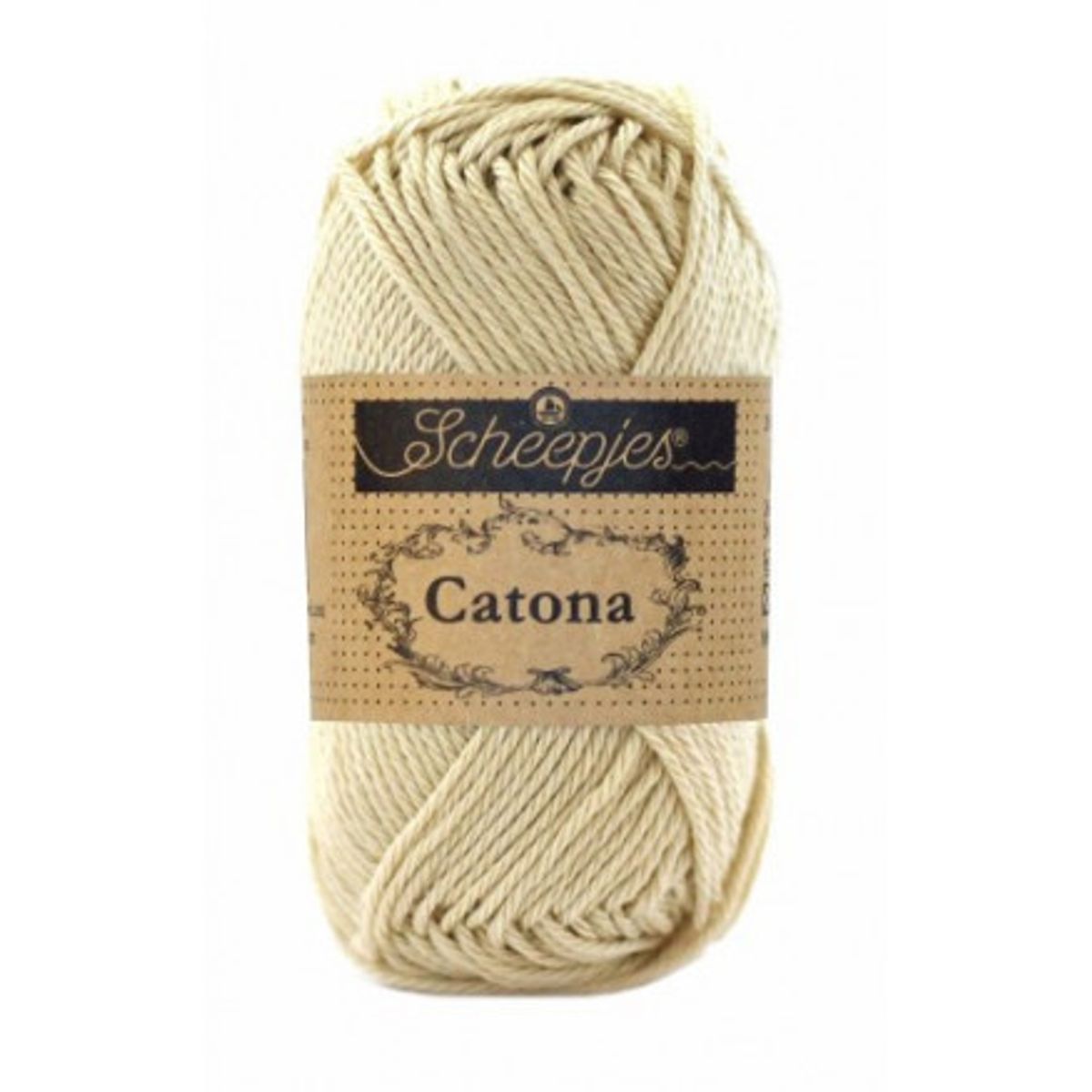 Scheepjes Catona Garn Unicolor 404 English Tea