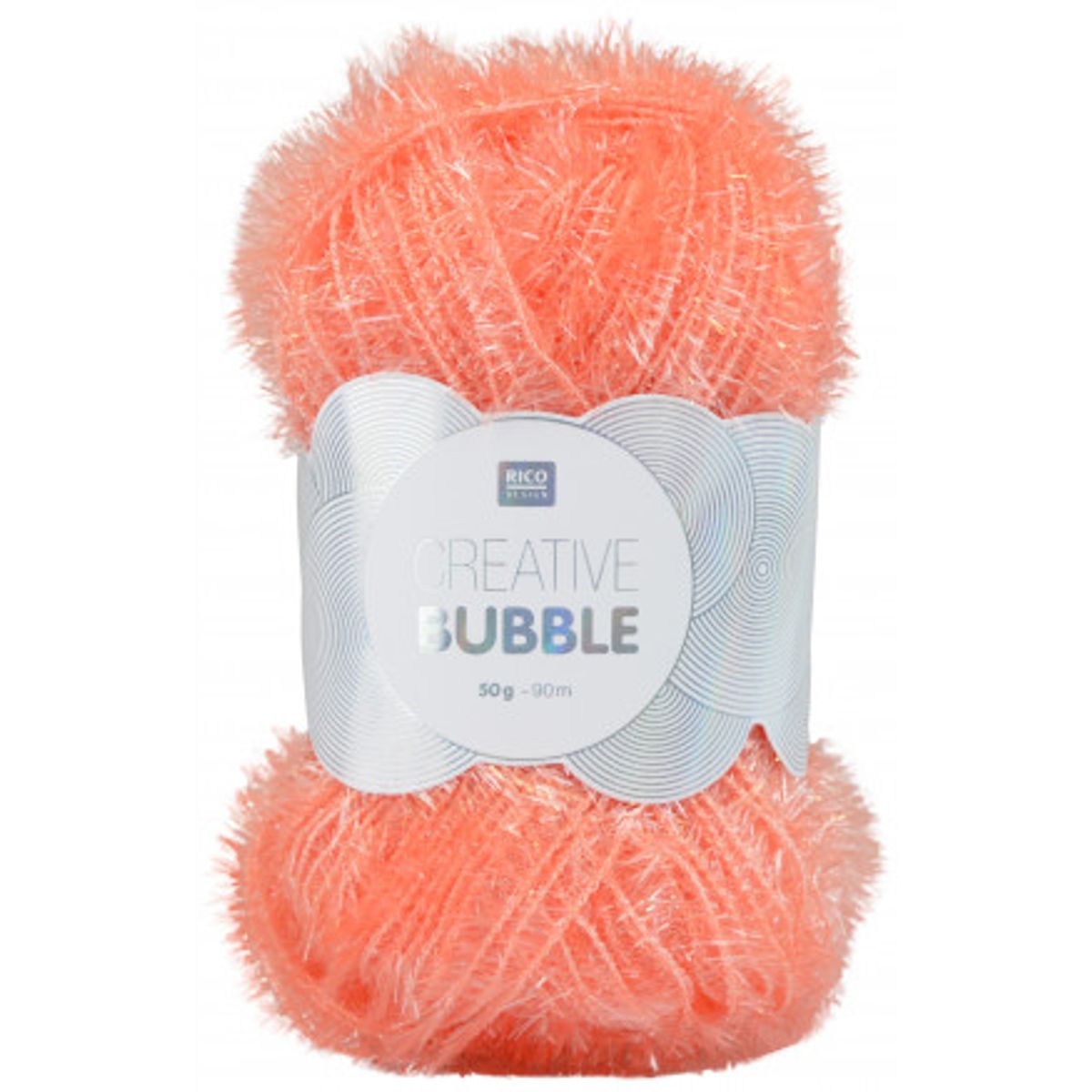 Rico Creative Bubble Garn Unicolor 005 Koral