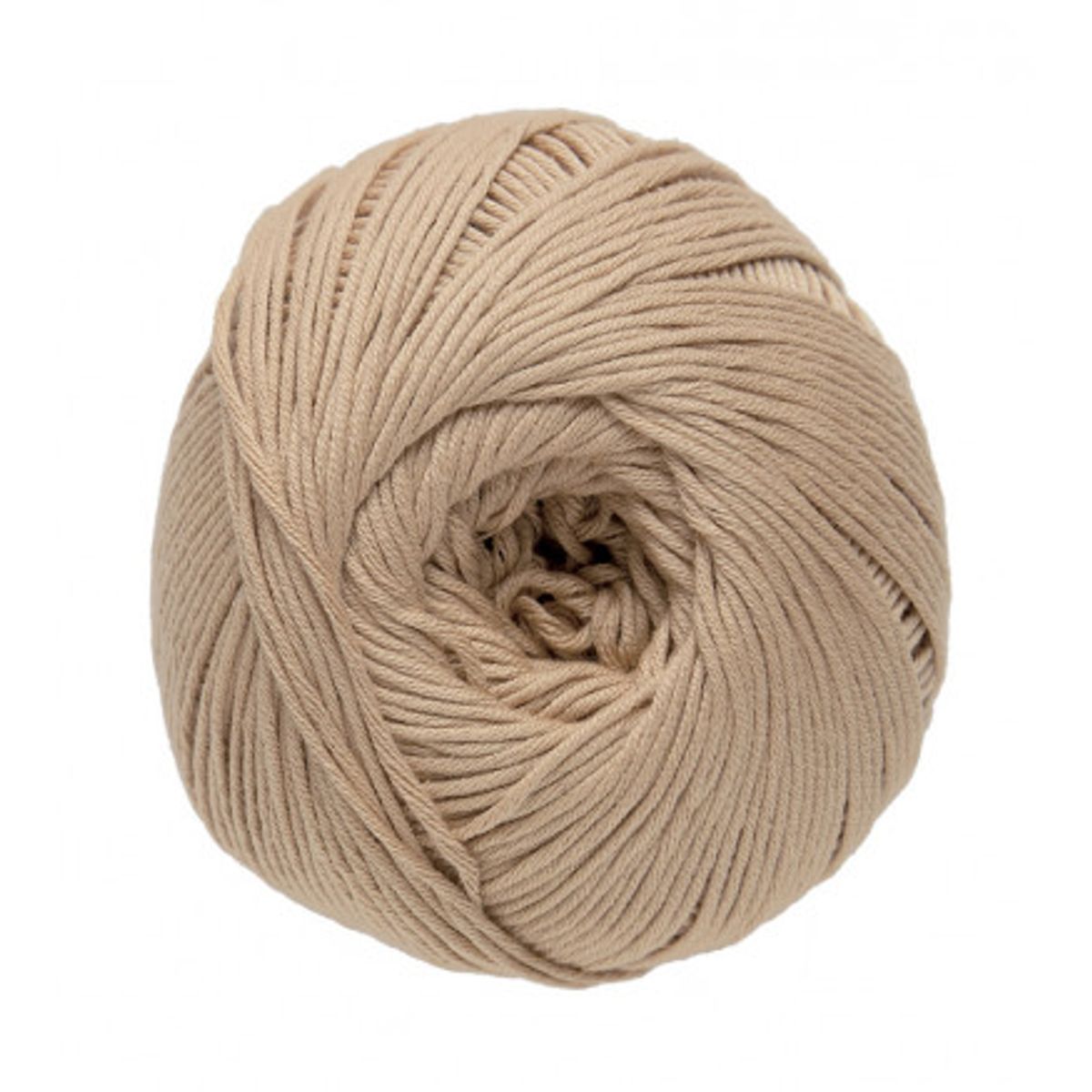 DMC Natura Just Cotton Garn Unicolor 37 Lysebrun