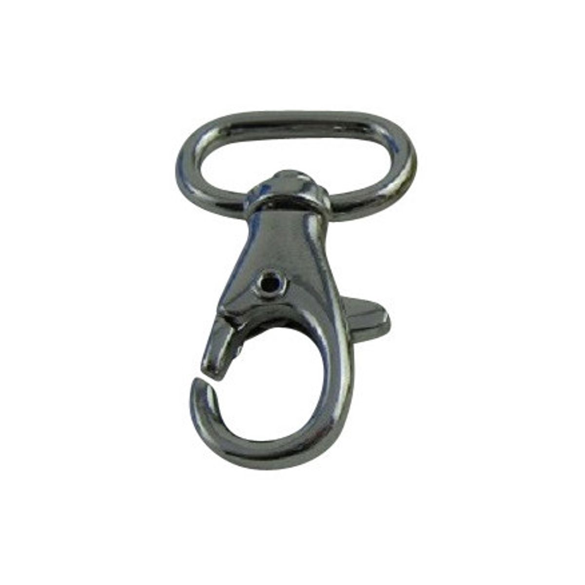 Karabinhage Nikkel 40x15mm - 1 stk