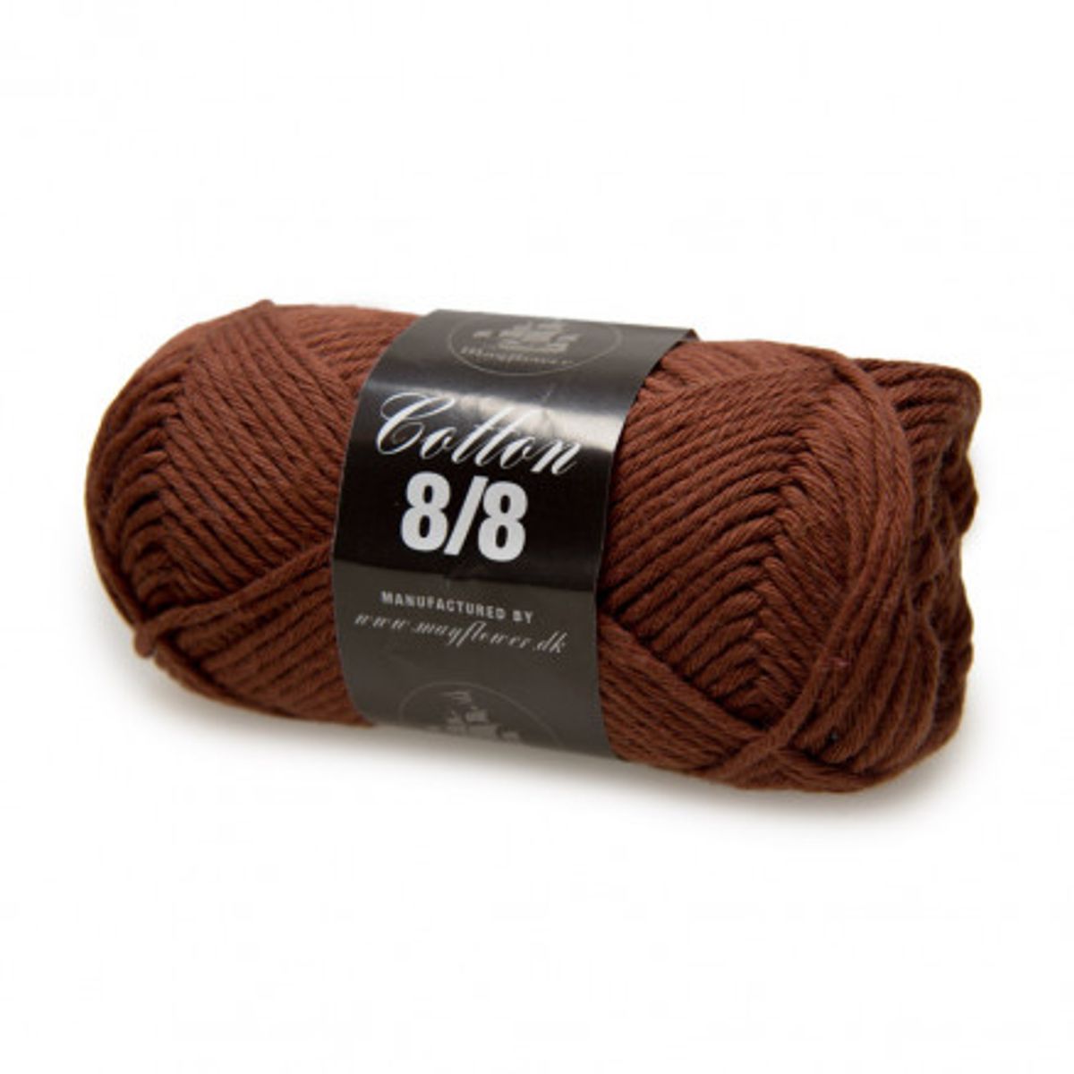 Mayflower Cotton 8/8 Big Garn Unicolor 1907 Chokoladebrun