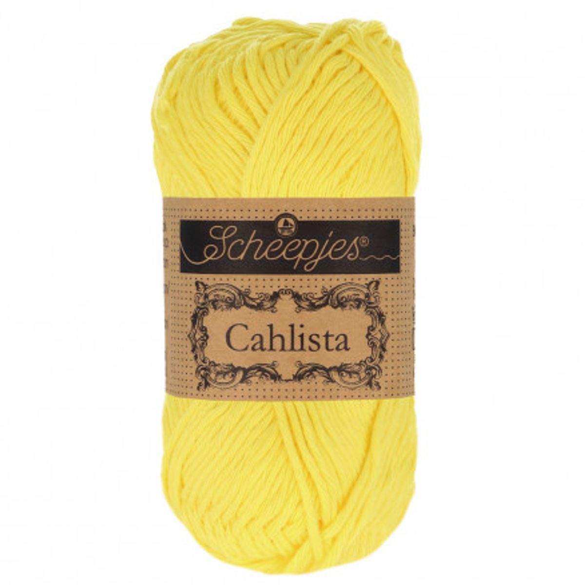 Scheepjes Cahlista Yarn Unicolor 280 Lemon