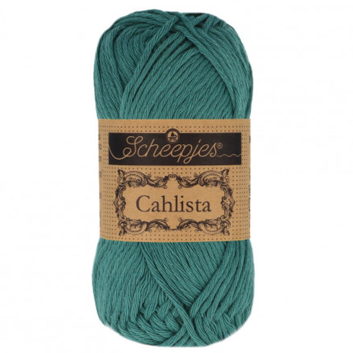 Scheepjes Cahlista Yarn Unicolor 391 Deep Ocean Green