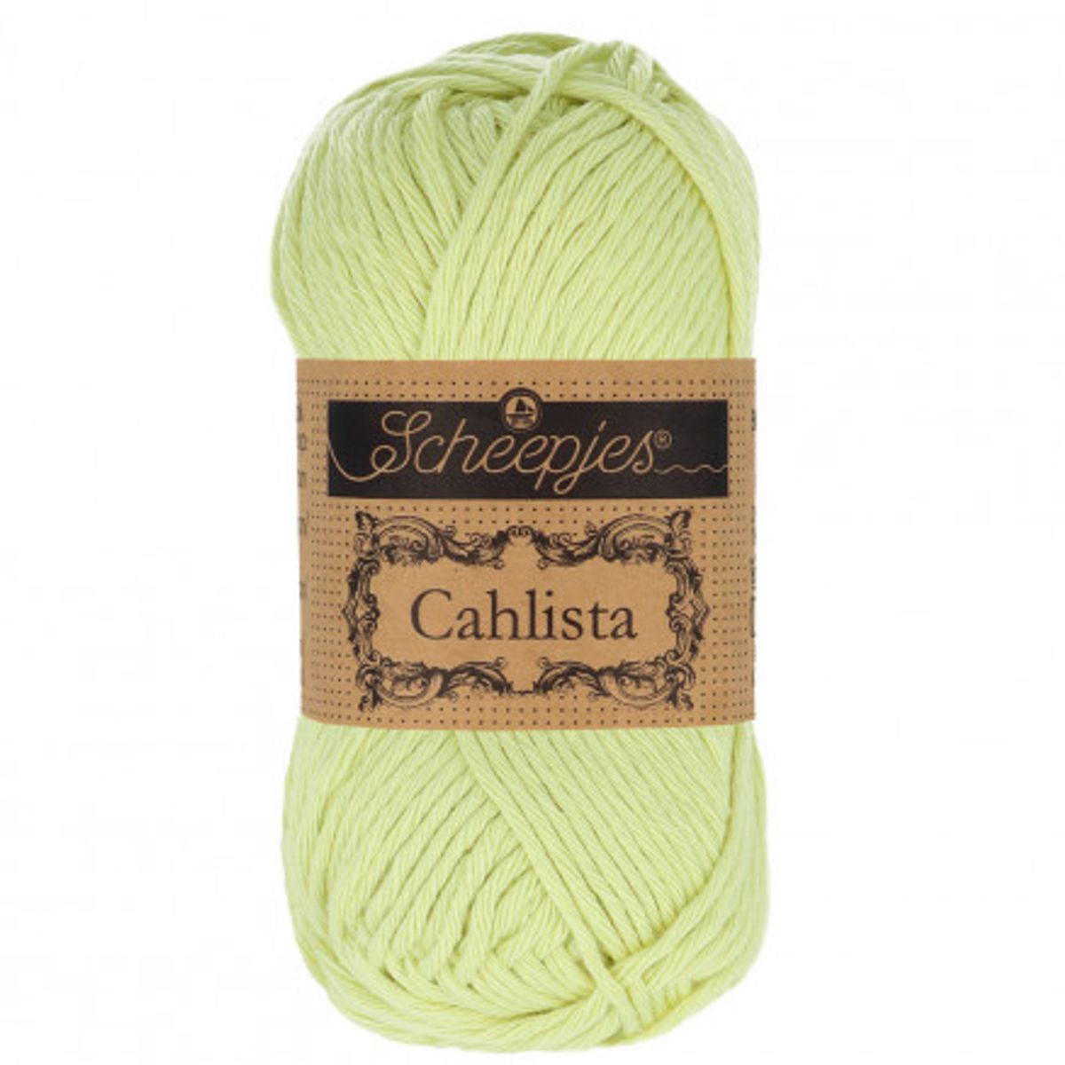 Scheepjes Cahlista Yarn Unicolor 392 Lime Juice