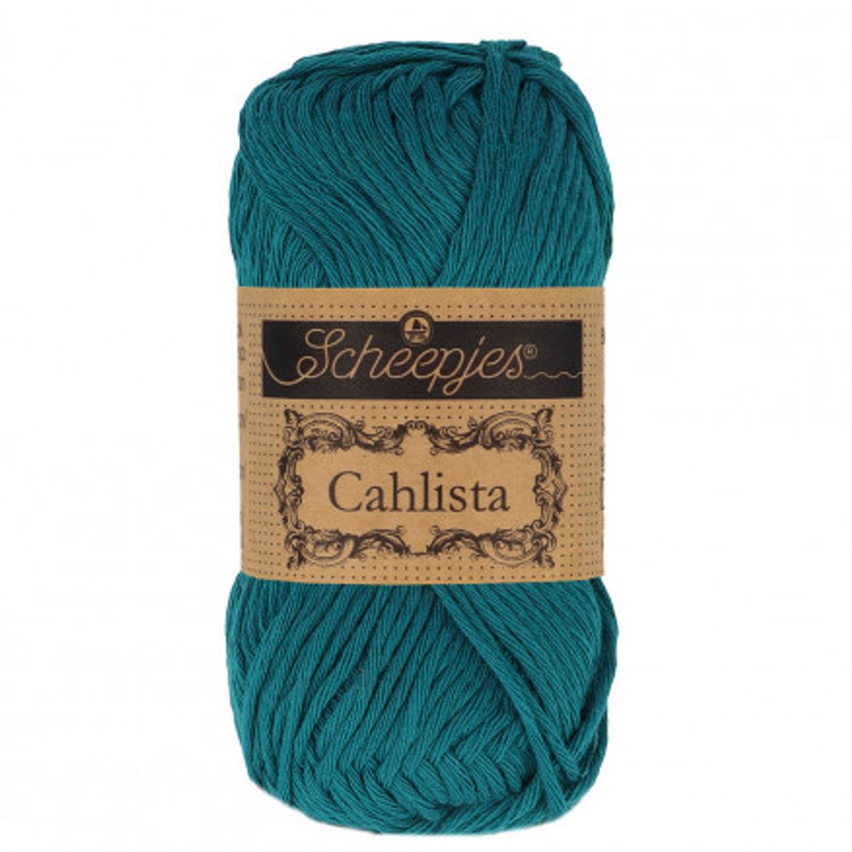 Scheepjes Cahlista Yarn Unicolor 401 Dark Teal