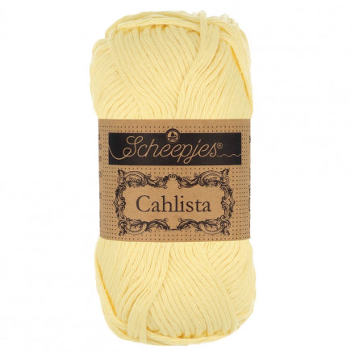 Scheepjes Cahlista Yarn Unicolor 403 Lemonade