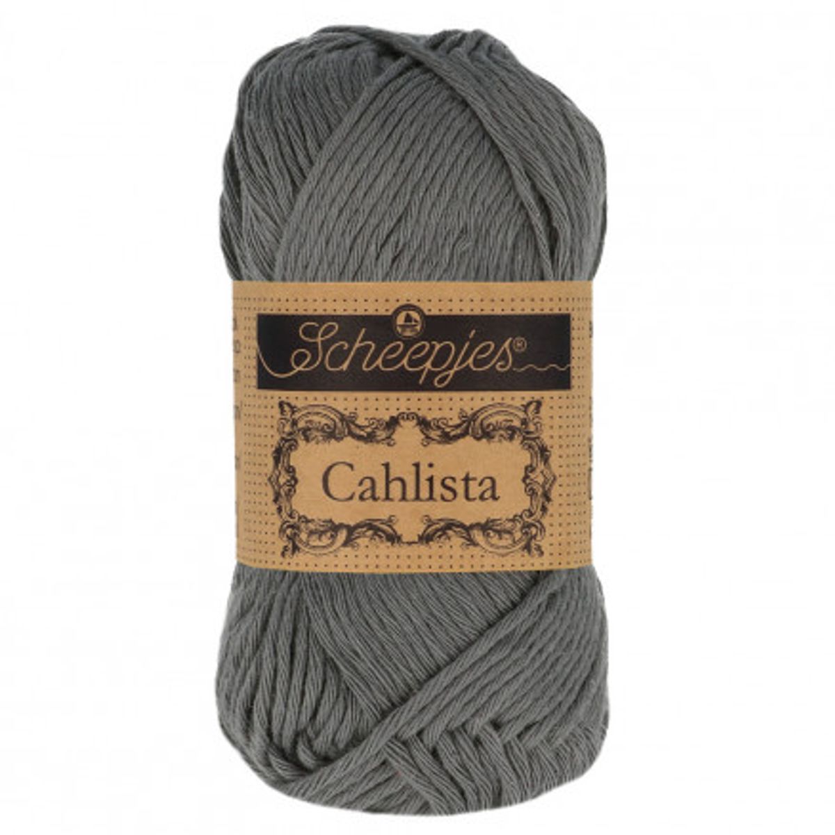 Scheepjes Cahlista Yarn Unicolor 501 Anthracite