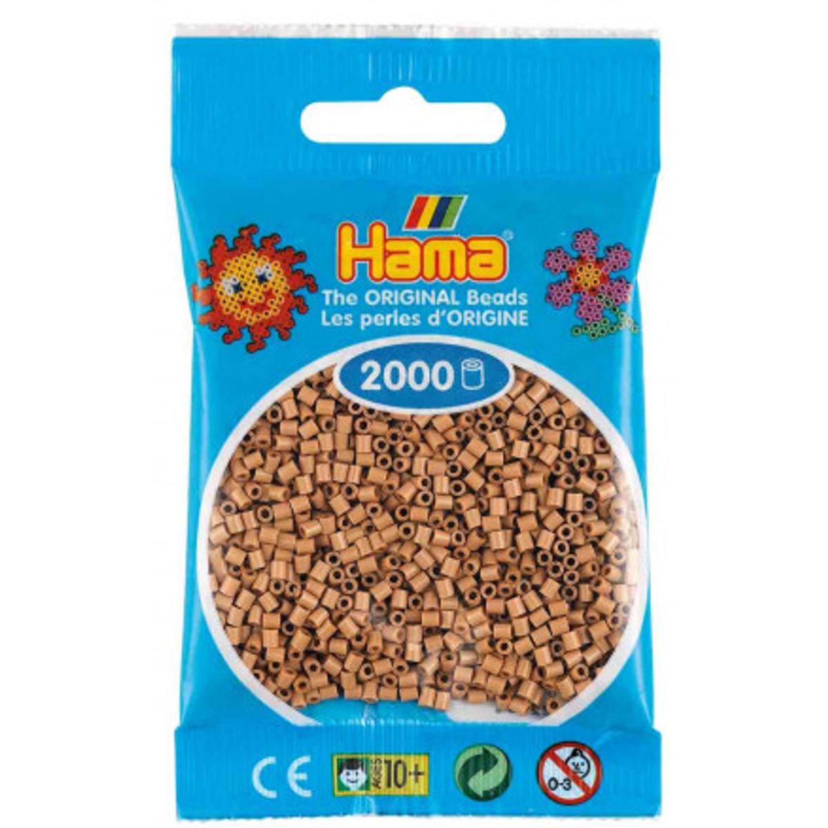 Hama Mini Perler 501-75 Tan - 2000 stk