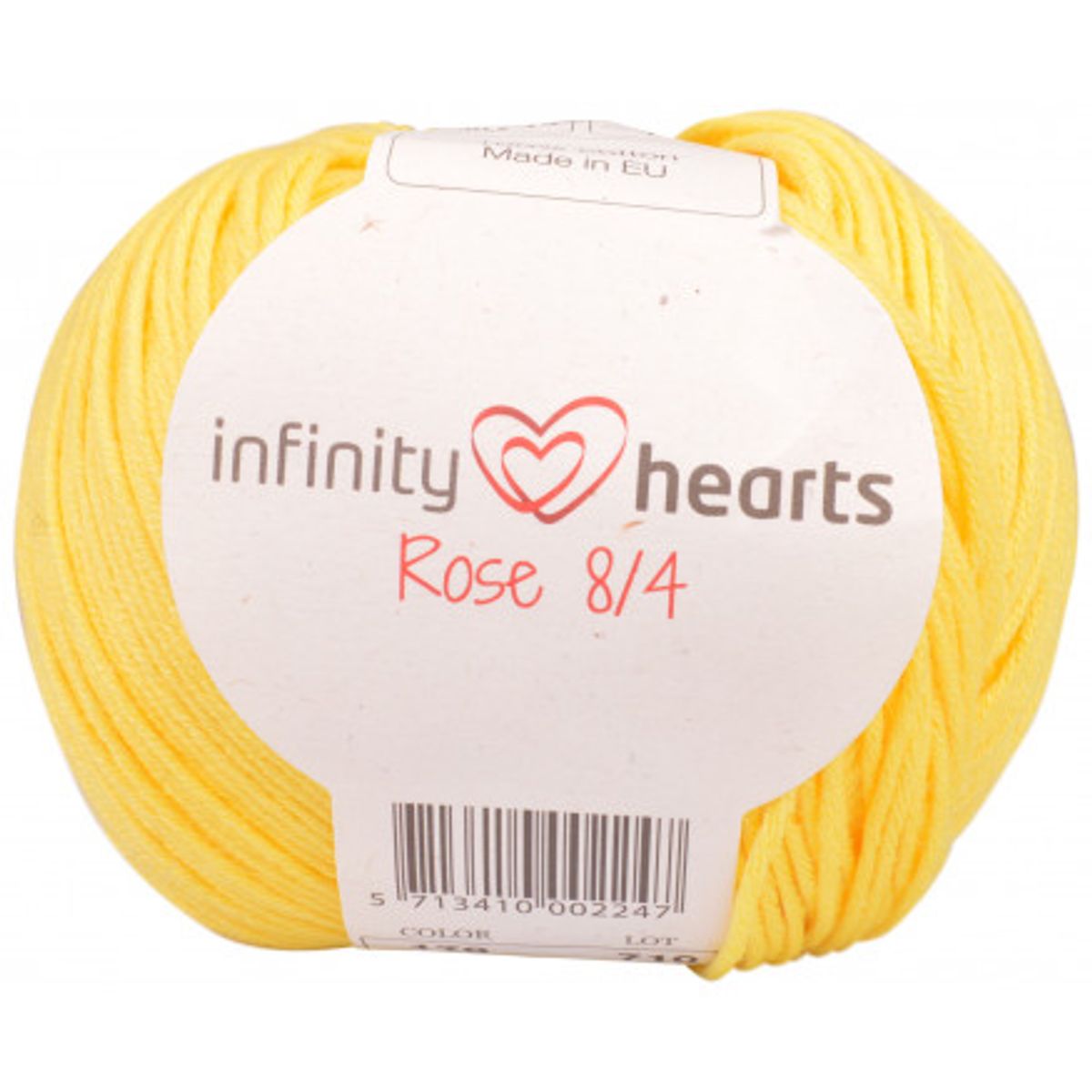 Infinity Hearts Rose 8/4 Garn Unicolor 179 Gul