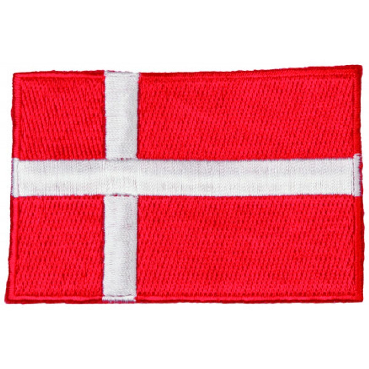 Strygemærke Flag Danmark 9x6cm - 1 stk