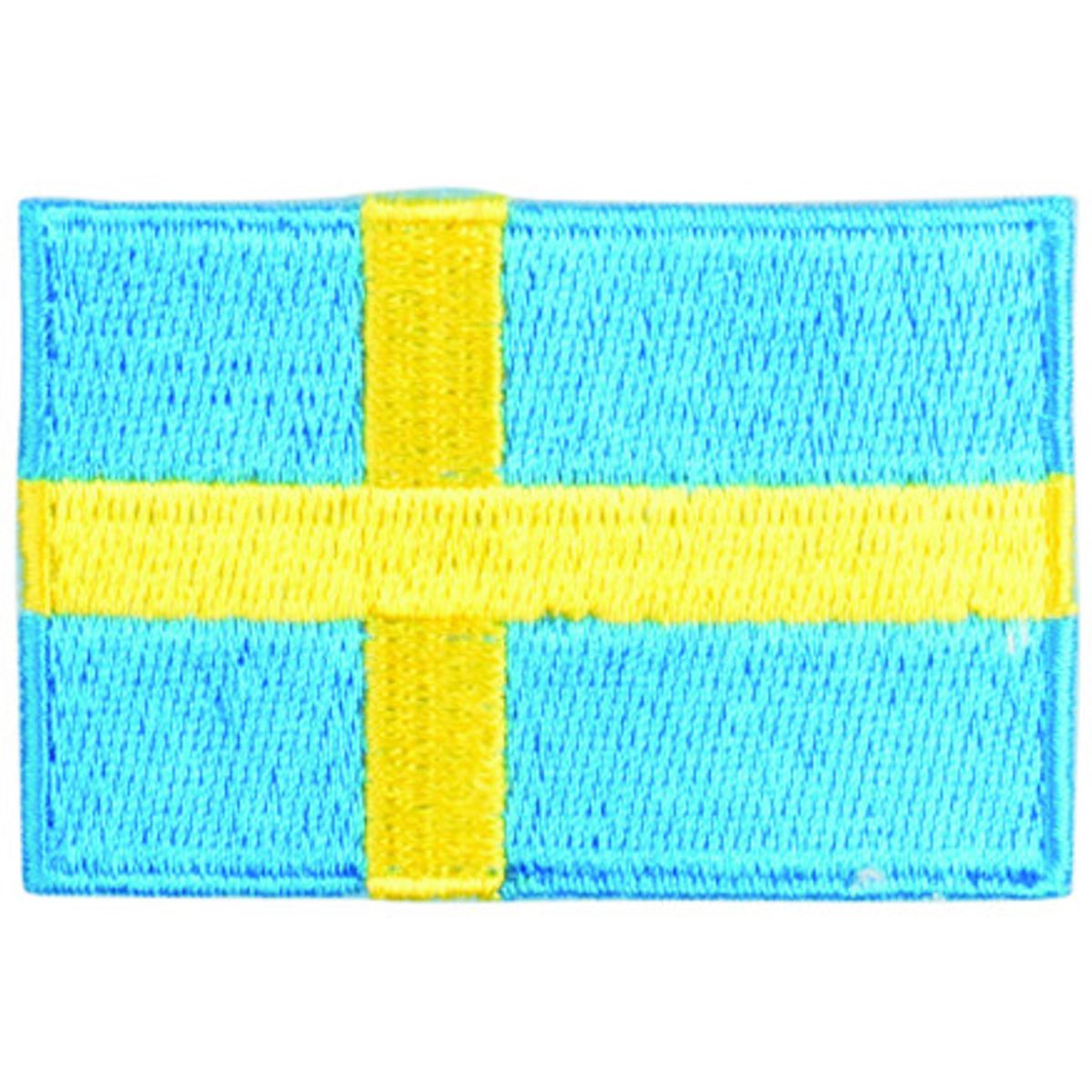 Strygemærke Flag Sverige 4x6cm - 1 stk