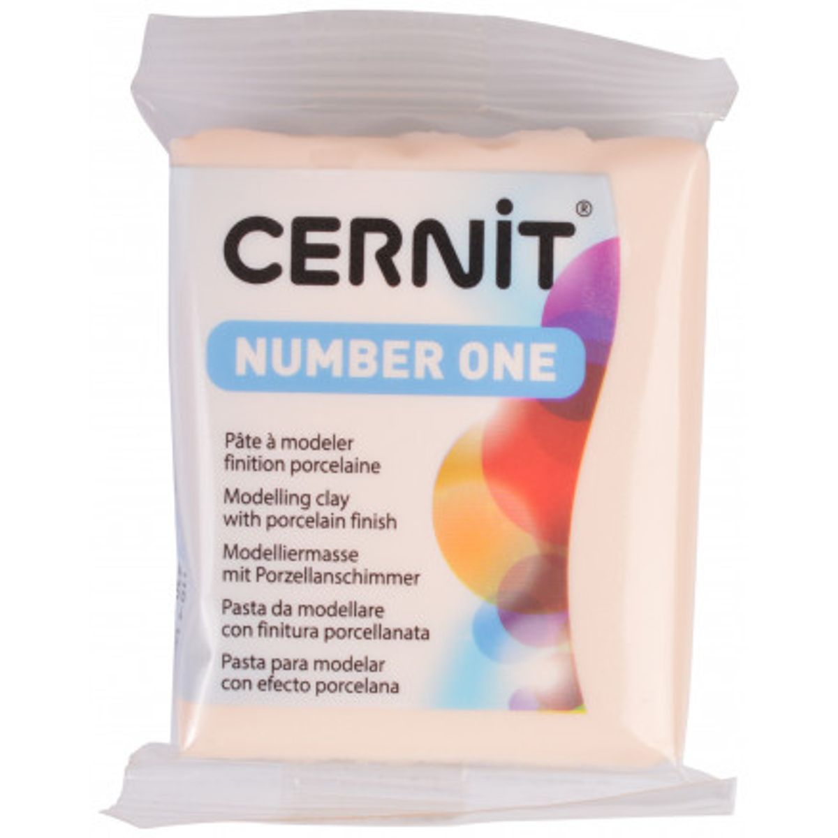 Cernit Modellervoks Unicolor 028 Lys fersken 56g