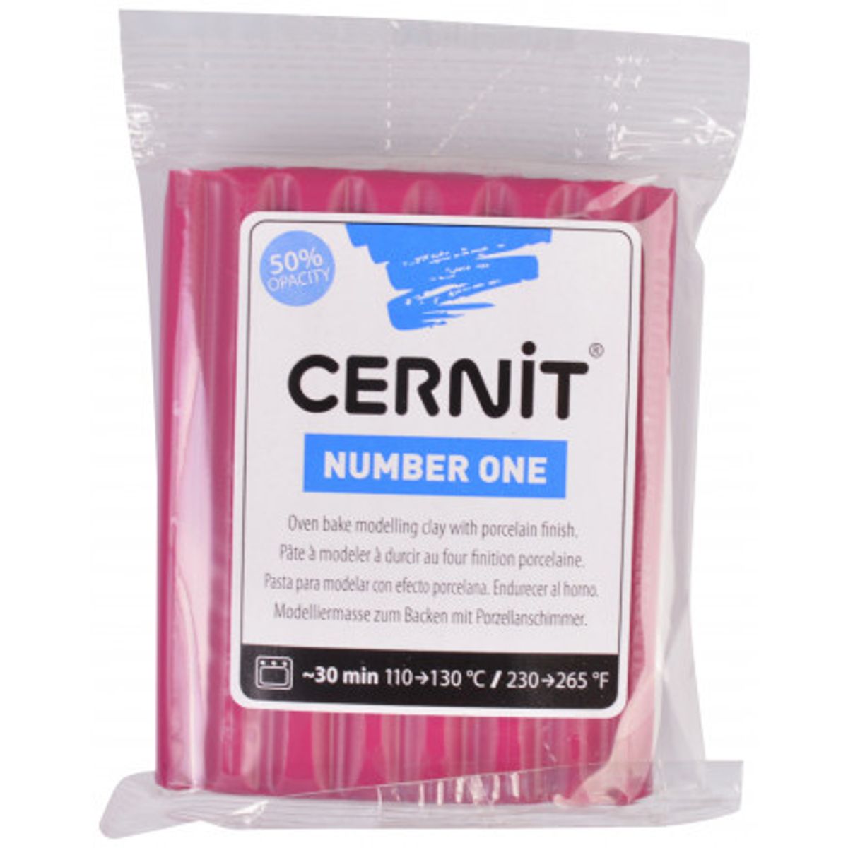 Cernit Modellervoks Unicolor 032 Bordeaux 56g