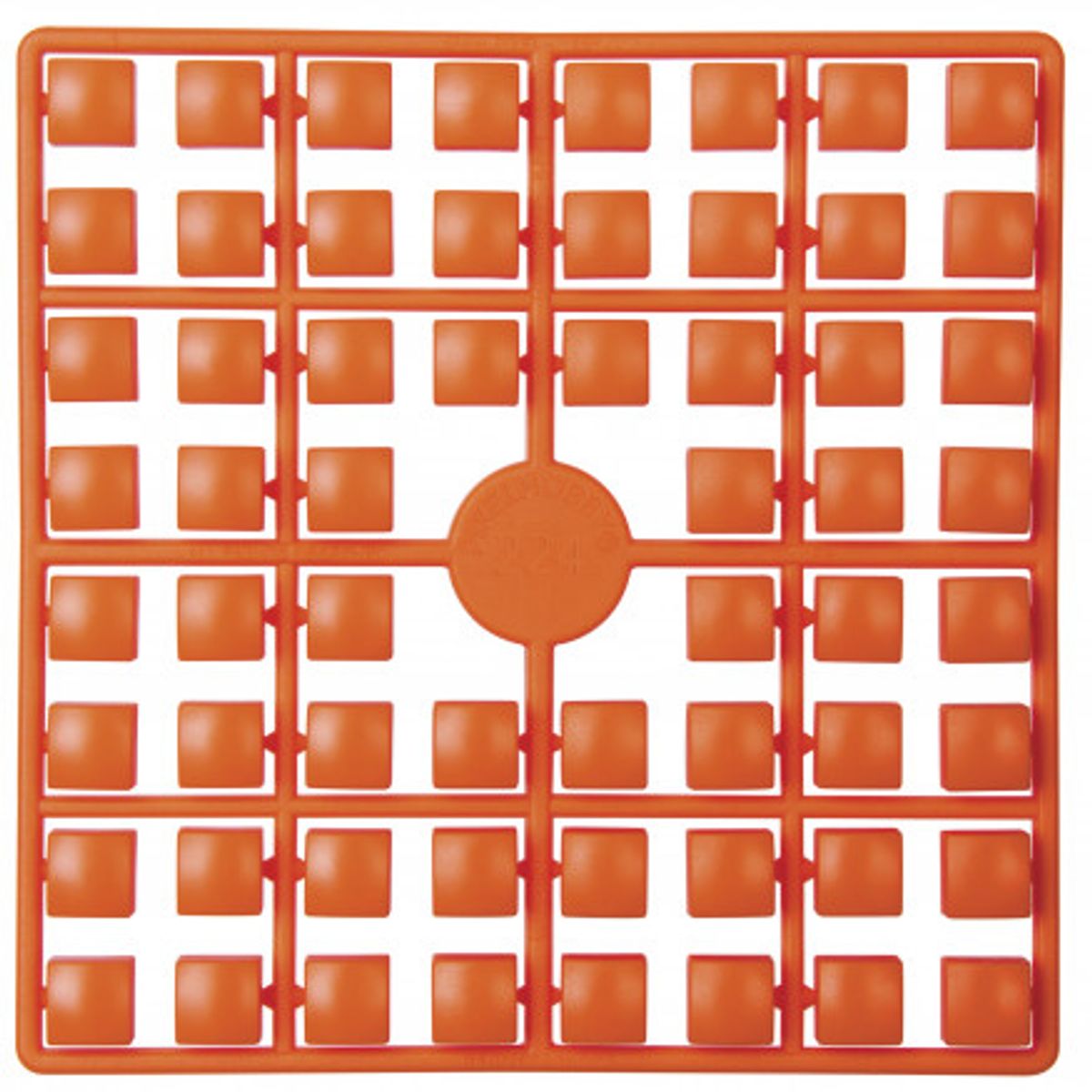 Pixelhobby XL Perler 224 Lys orange rød 5x5mm - 60 pixels