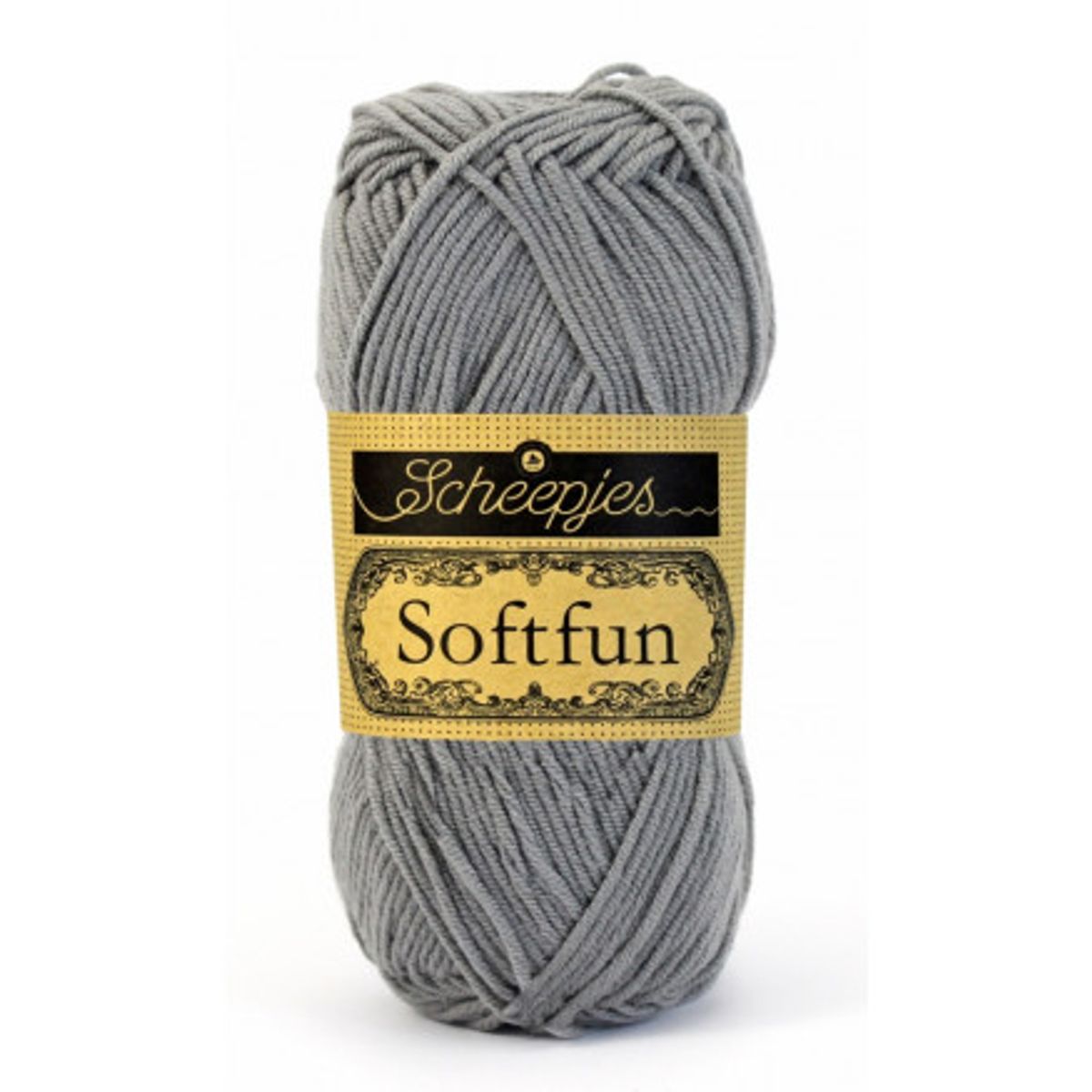 Scheepjes Softfun Garn Unicolor 2510 Grå