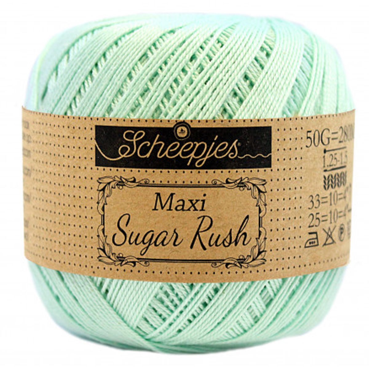 Scheepjes Maxi Sugar Rush Garn Unicolor 385 Crysteline