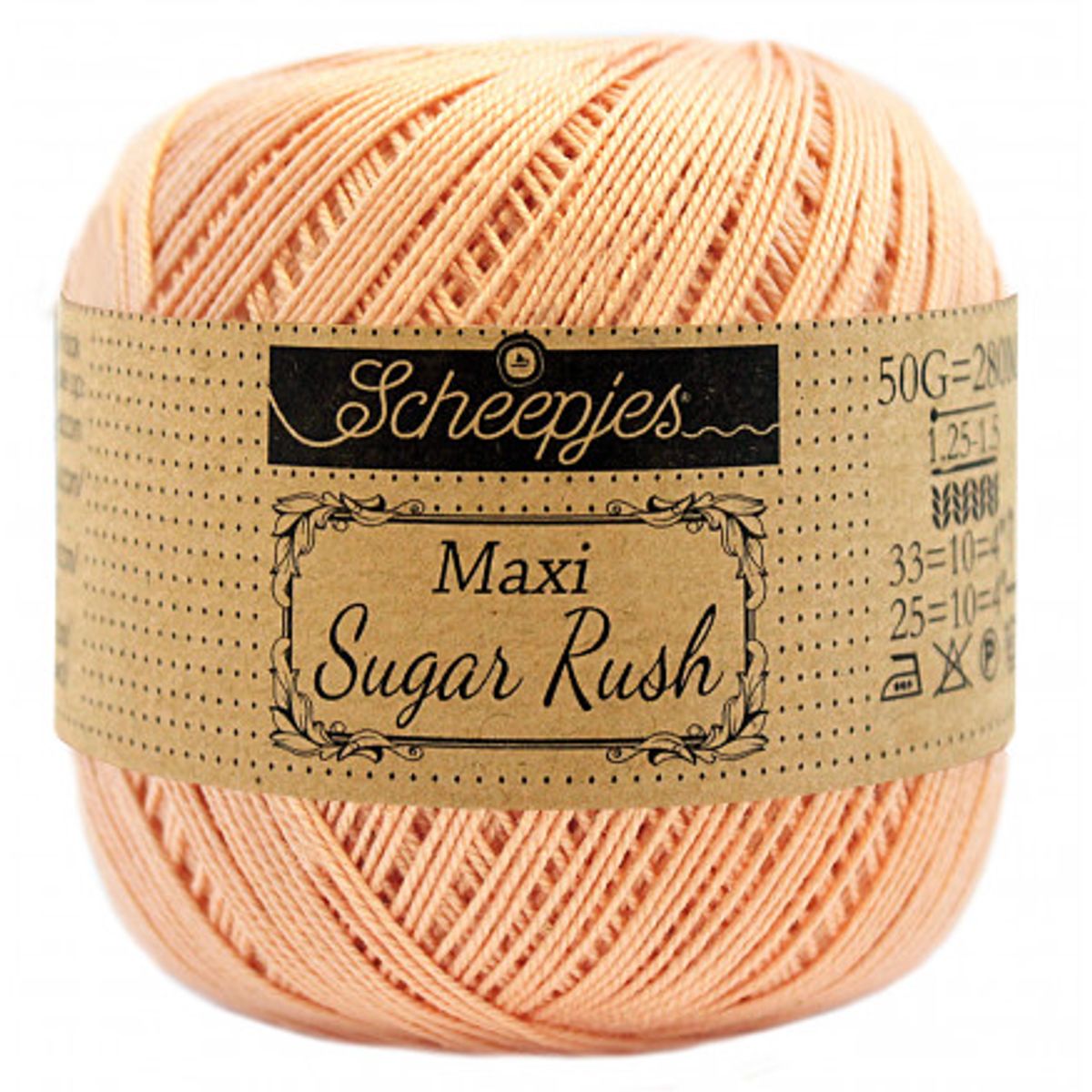 Scheepjes Maxi Sugar Rush Garn Unicolor 414 Salmon