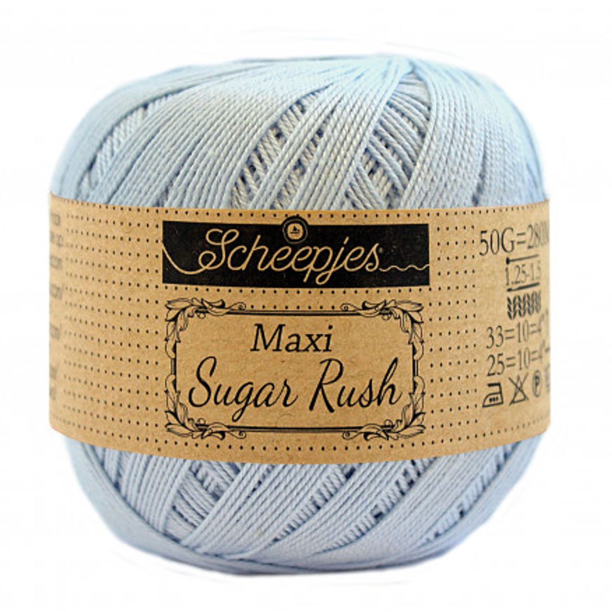 Scheepjes Maxi Sugar Rush Garn Unicolor 173 Bluebell