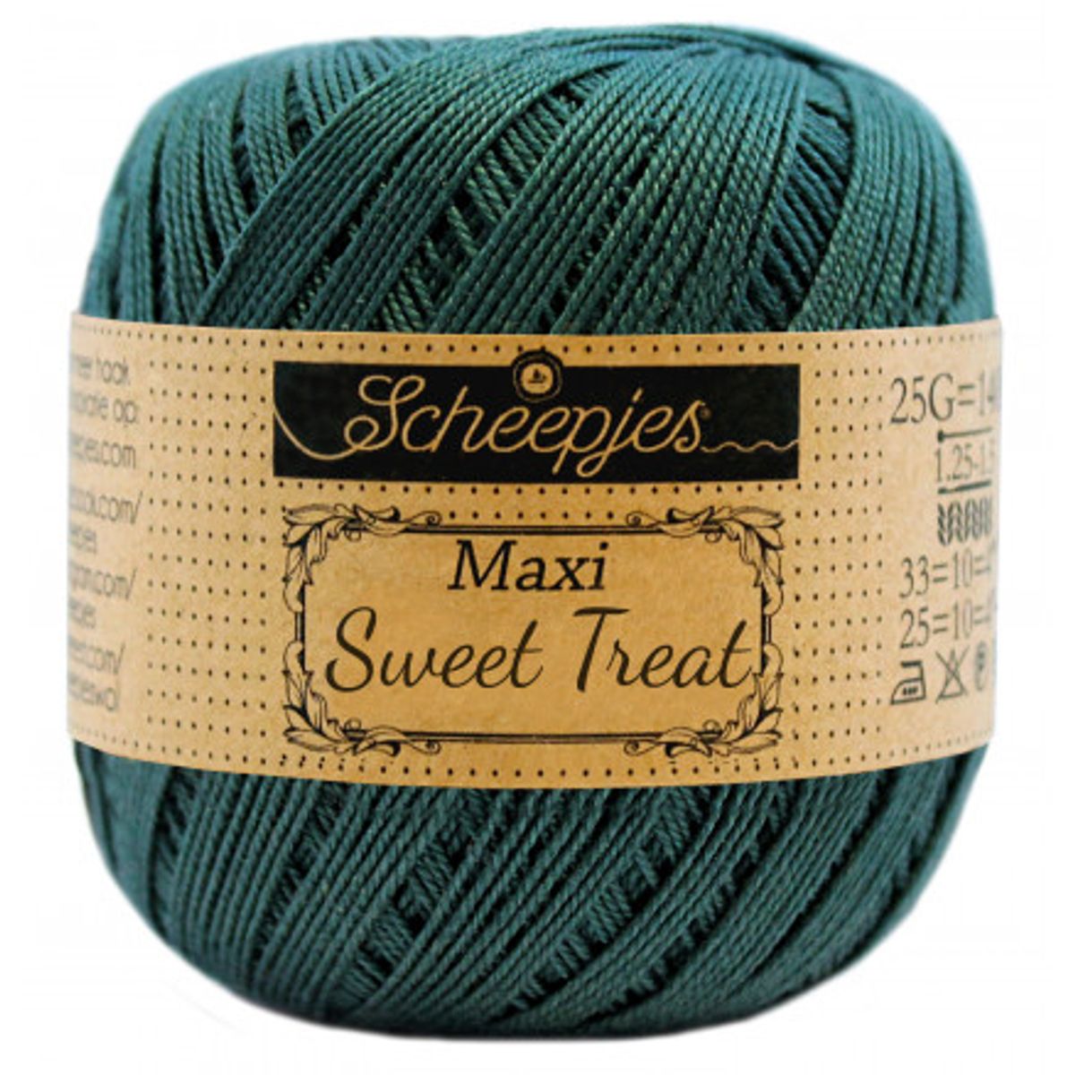 Scheepjes Maxi Sweet Treat Garn Unicolor 244 Spruce