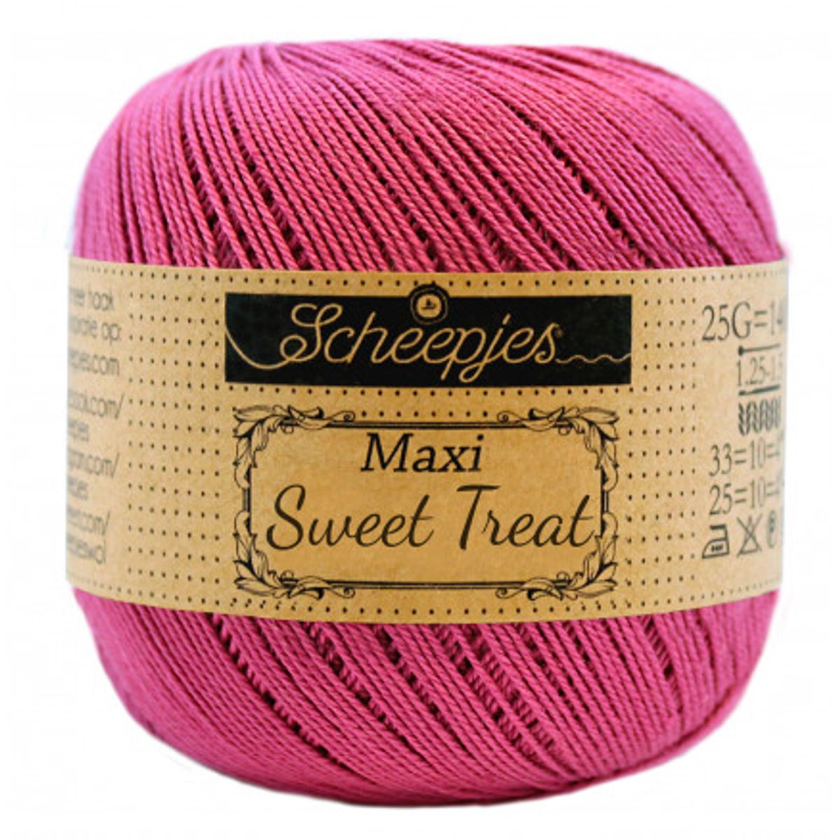 Scheepjes Maxi Sweet Treat Garn Unicolor 251 Garden Rose