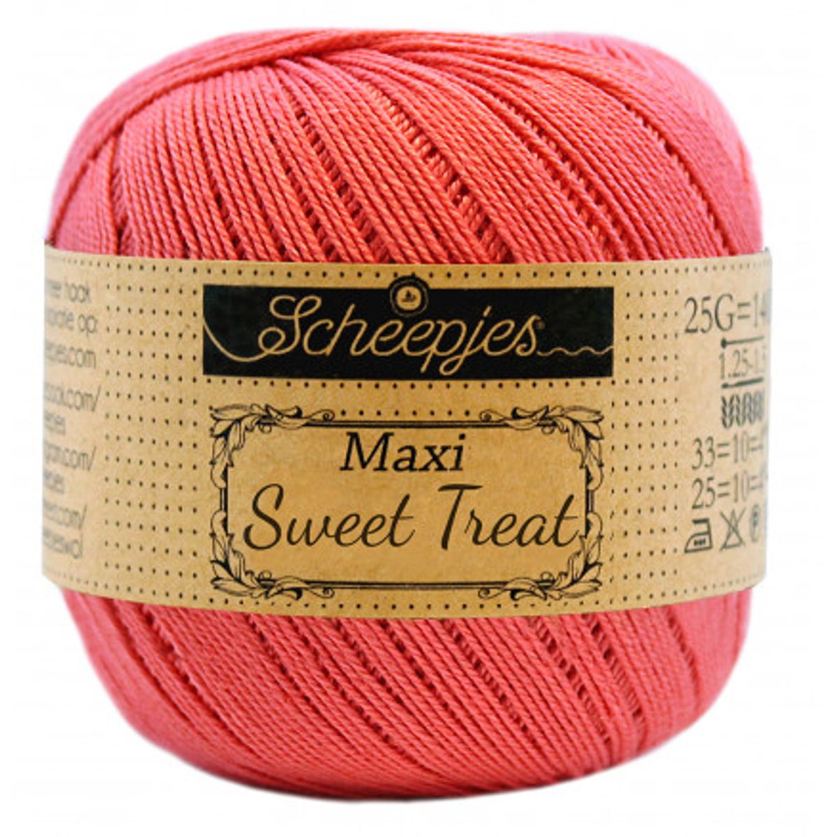 Scheepjes Maxi Sweet Treat Garn Unicolor 256 Corneli Rose