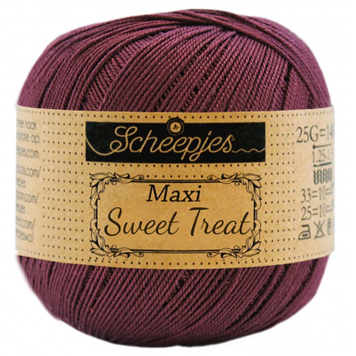 Scheepjes Maxi Sweet Treat Garn Unicolor 394 Shadow Purple