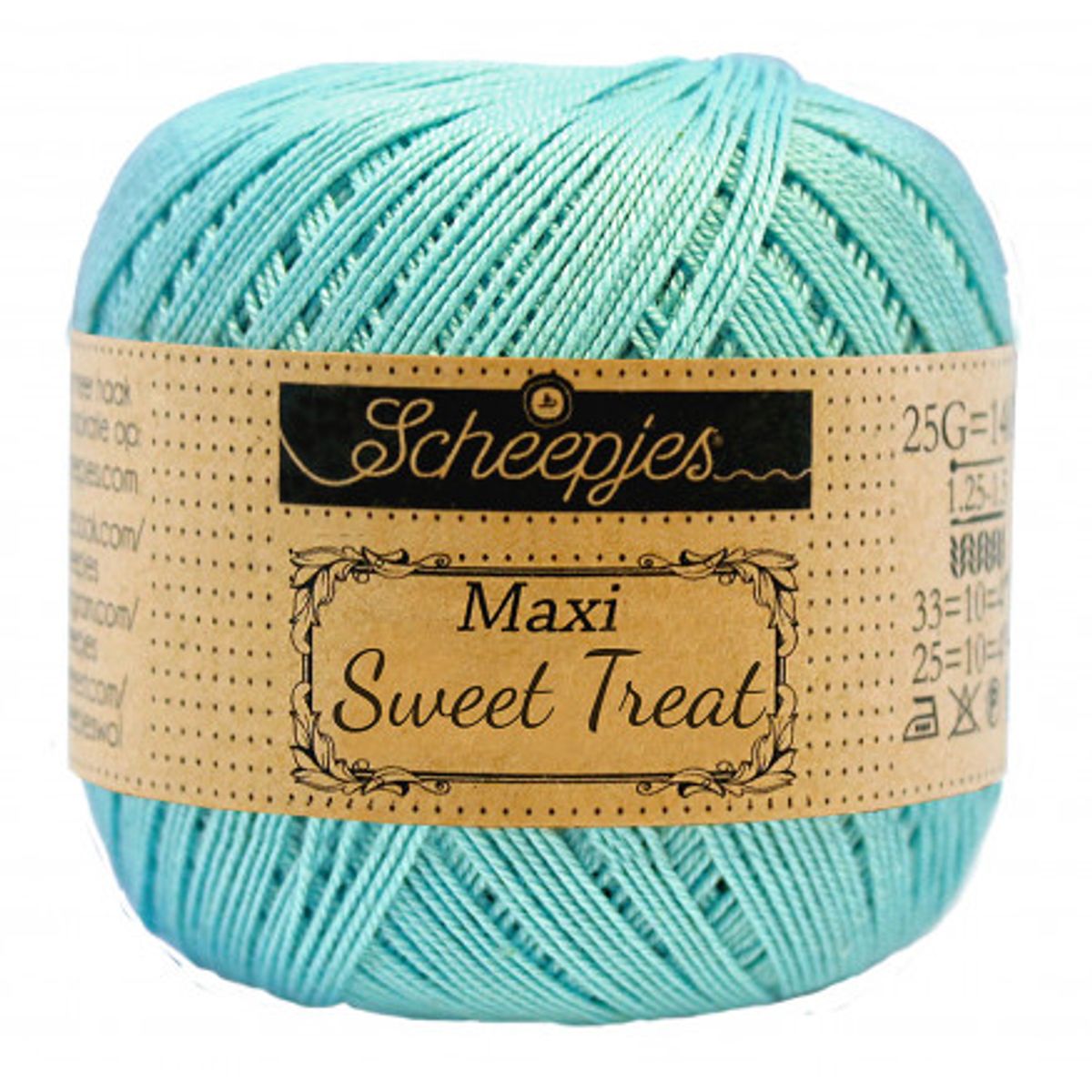 Scheepjes Maxi Sweet Treat Garn Unicolor 397 Cyan