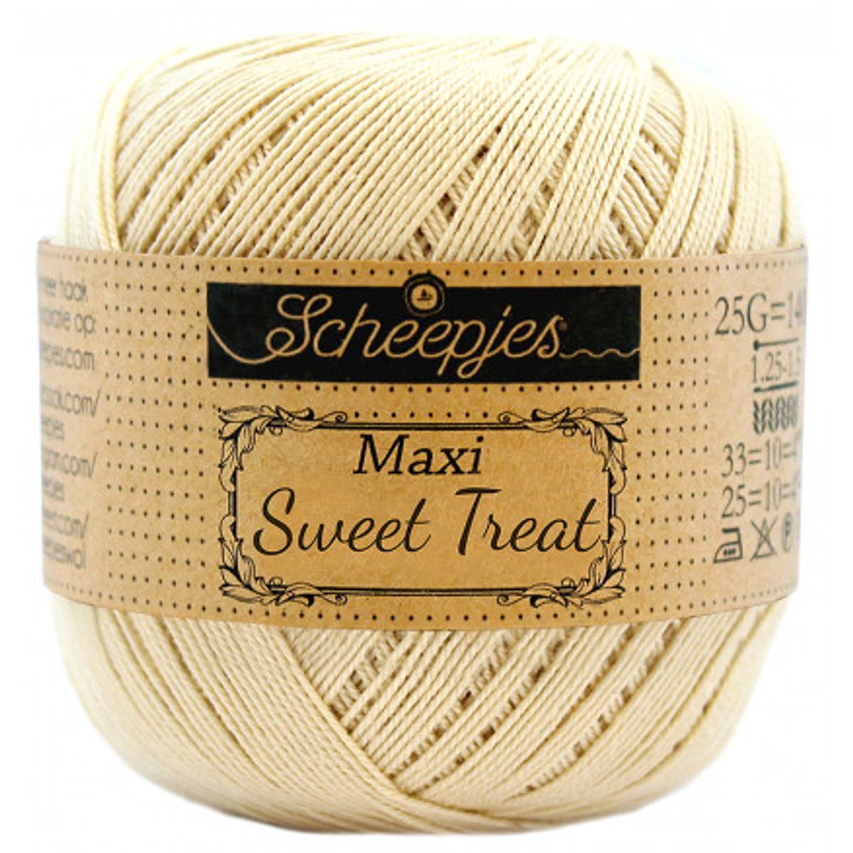 Scheepjes Maxi Sweet Treat Garn Unicolor 404 English Tea